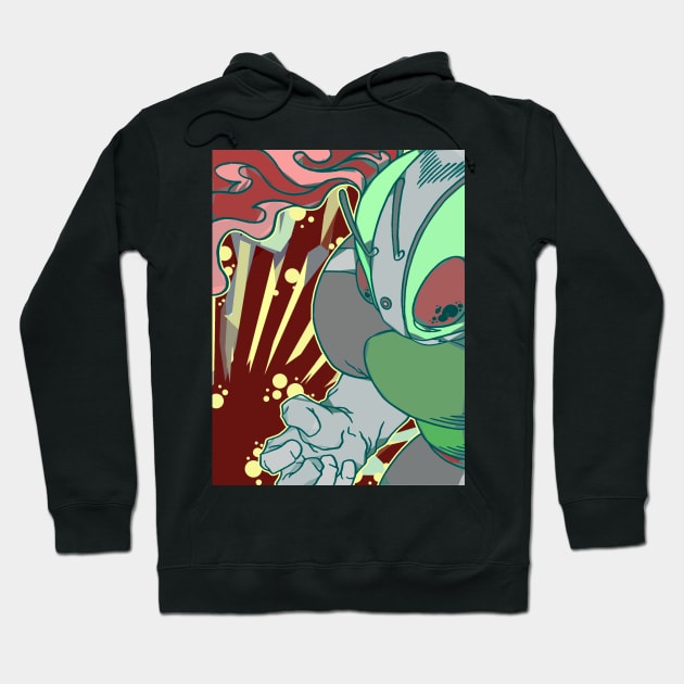 kamen rider ichigo Hoodie by bayooart